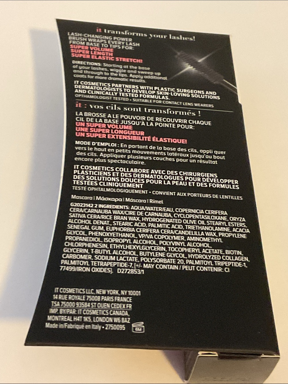 NIB it cosmetics Superhero Mascara - Picture 2 of 4